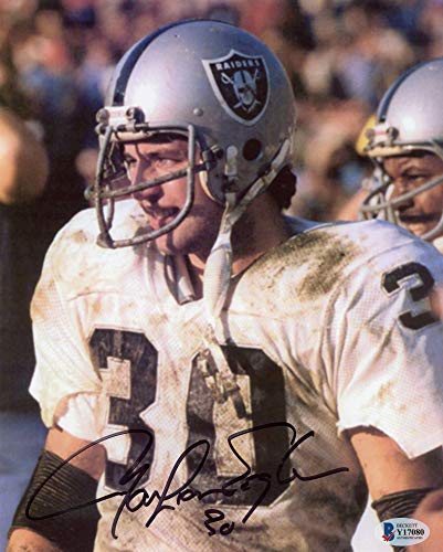 Mark van Eeghen Autographed Oakland Raiders 8x10 Photo - BAS COA - 757 Sports Collectibles