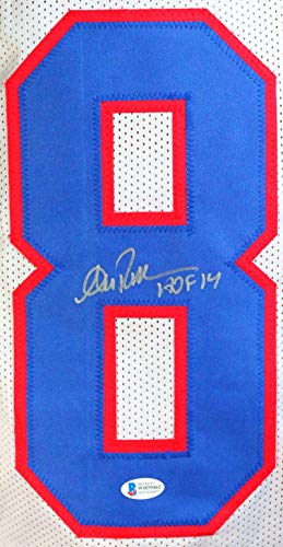 Andre Reed Autographed White Pro Style Jersey w/HOF - Beckett W Auth M8 - 757 Sports Collectibles