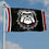 College Flags & Banners Co. Georgia Bulldogs Black Dawg Flag - 757 Sports Collectibles