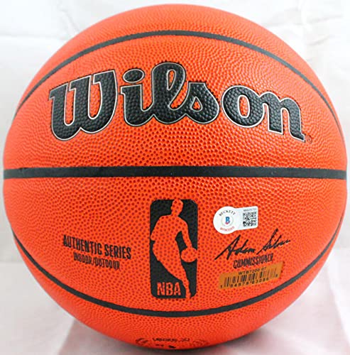 Jason Kidd Autographed Official NBA Wilson Basketball w/Insc.-Beckett W Hologram - 757 Sports Collectibles