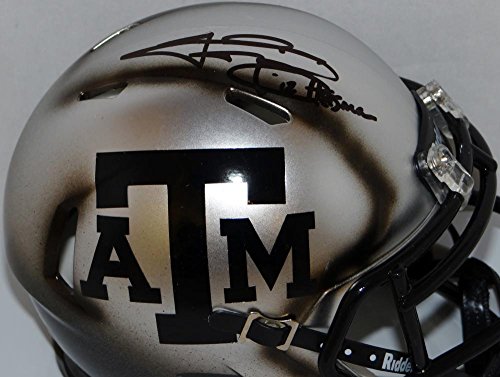 Johnny Manziel Signed Texas AM Aggies Ice Hydro Mini Helmet W/ HT- JSA W Auth - 757 Sports Collectibles