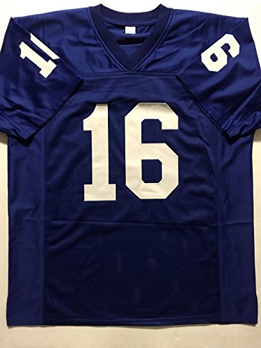 Autographed/Signed Norman Norm Snead New York Blue Football Jersey JSA COA - 757 Sports Collectibles