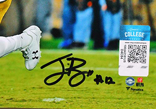 Ian Book Autographed Notre Dame Running w/Ball 8x10 FP Photo- Beckett W Black - 757 Sports Collectibles