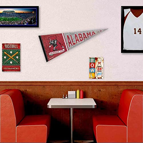 Alabama Crimson Tide Pennant Throwback Vintage Banner - 757 Sports Collectibles