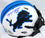 TJ Hockenson Autographed Detroit Lions Lunar Speed Mini Helmet-Beckett W Hologram Dark Blue - 757 Sports Collectibles