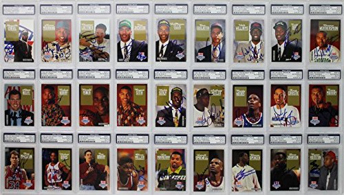 Complete Signed 1992 Skybox Draft Picks Set (27) W/Shaq, Mourning PSA Slabbed - 757 Sports Collectibles