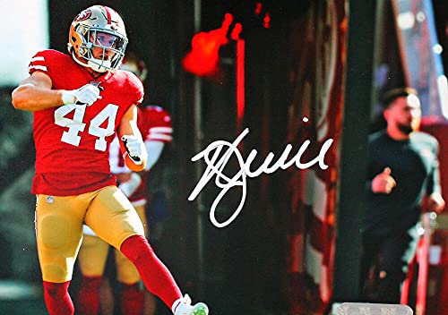 Kyle Juszczyk Autographed SF 49ers 8x10 Running From Tunnel Photo- Beckett W Holo - 757 Sports Collectibles