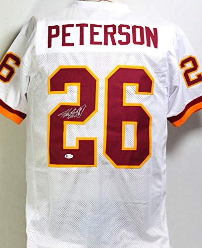 Adrian Peterson Autographed White Pro Style Jersey- Beckett Authentication 2 - 757 Sports Collectibles