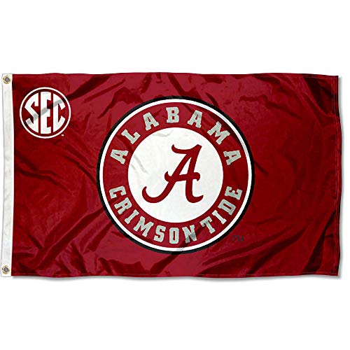 College Flags & Banners Co. Alabama Crimson Tide SEC 3x5 Flag - 757 Sports Collectibles