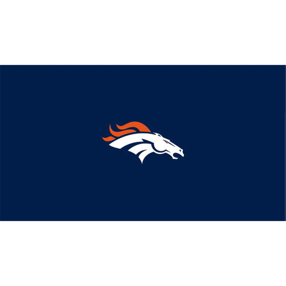 Denver Broncos 8-Foot Billiard Cloth