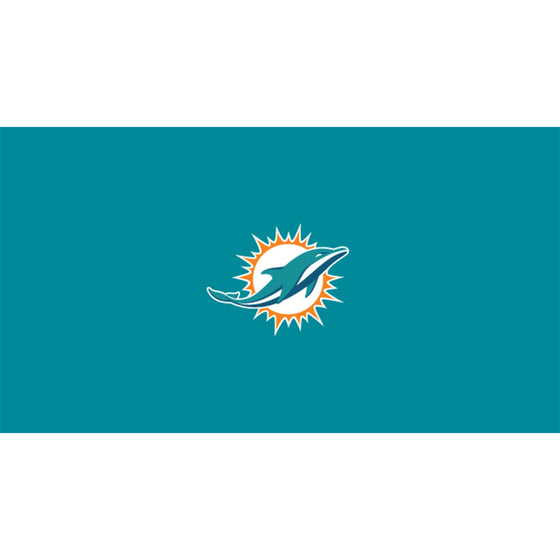 Miami Dolphins 8-Foot Billiard Cloth