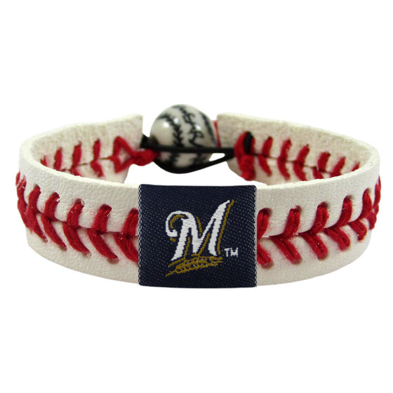 Milwaukee Brewers Bracelet Classic Baseball CO - 757 Sports Collectibles