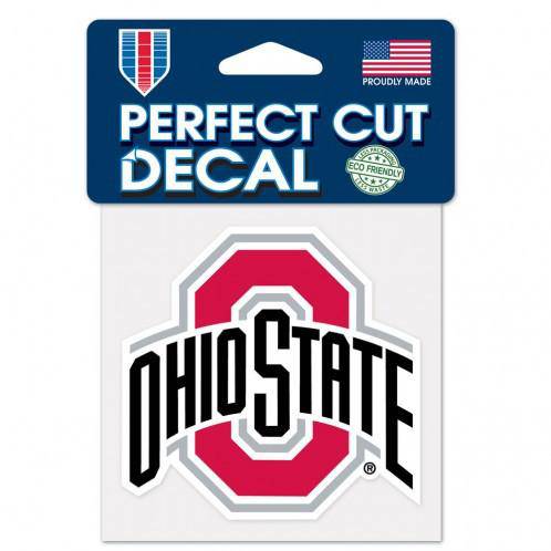 Ohio State OSU Buckeyes Perfect Cut 4x4 Diecut Decal - 757 Sports Collectibles