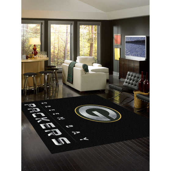 Green Bay Packers Chrome Rug