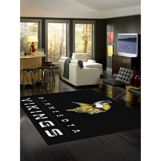 Minnesota Vikings Chrome Rug