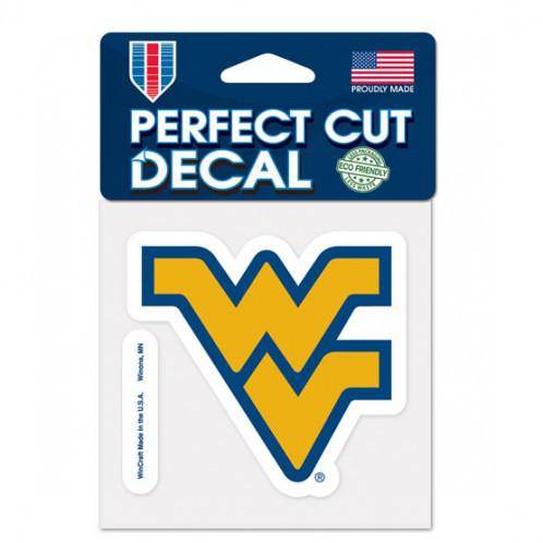 West Virginia Mountaineers Perfect Cut 4x4 Diecut Decal - 757 Sports Collectibles