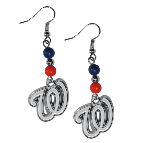 Washington Nationals Earrings Dangle Style CO - 757 Sports Collectibles