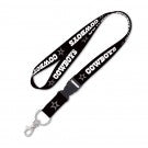 DALLAS COWBOYS BLACK-LANYARD W/DETACHABLE BUCKLE