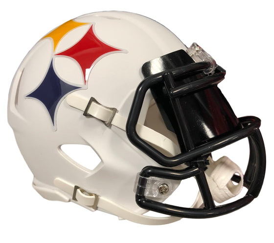 Pittsburgh Steelers Amp Speed Mini Helmet with Black Visor