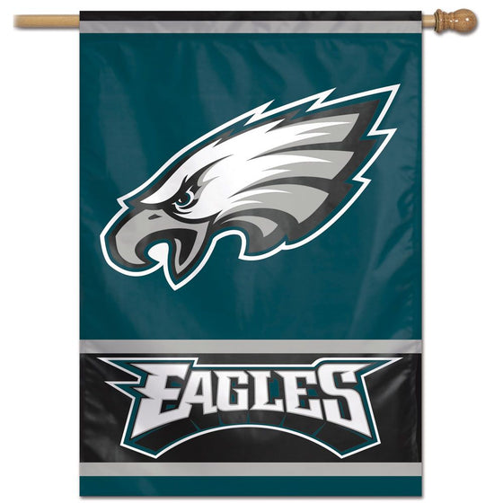 PHILADELPHIA EAGLES VERTICAL FLAG 28" X 40" - 757 Sports Collectibles