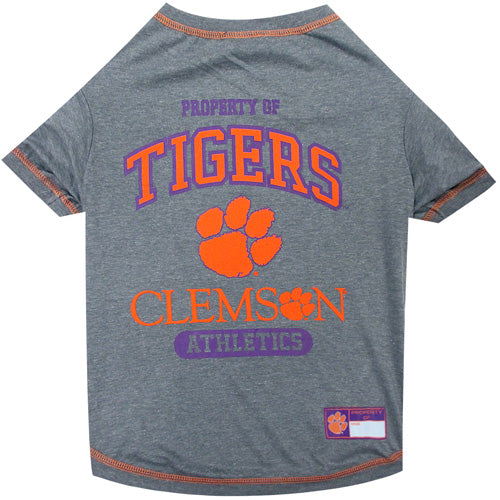 Clemson Tigers Tee Shirt - Gray Pets First