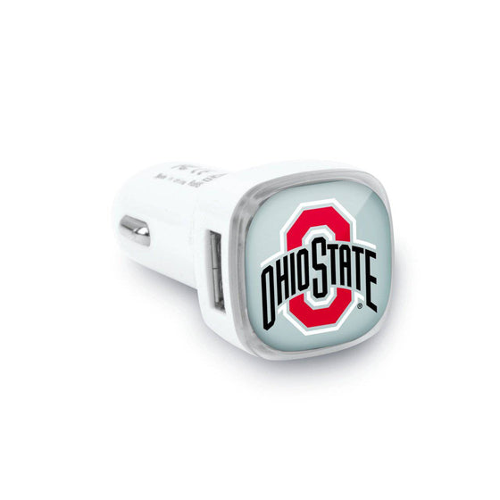 Ohio State Buckeyes Dual USB Car Charger - 757 Sports Collectibles