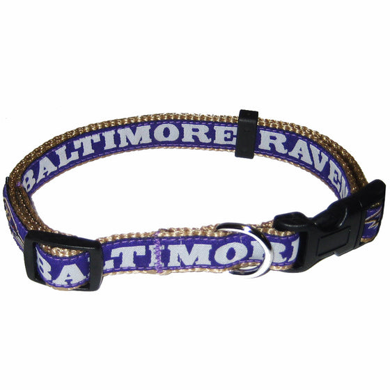 NFL Baltimore Ravens Dog Collars & Leashes - Ribbon Pets First