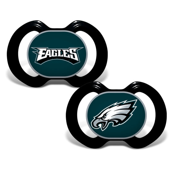 Philadelphia Eagles Orthodontic 2 Pack Pacifier - 757 Sports Collectibles
