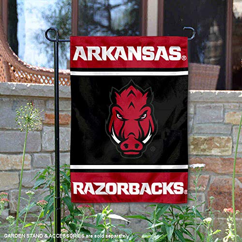 College Flags & Banners Co. Arkansas Razorbacks Garden Flag - 757 Sports Collectibles