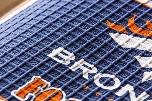 Team Sports America NFL Denver Broncos Embossed Outdoor-Safe Mat - 30" W x 18" H Durable Non Slip Floormat for Football Fans - 757 Sports Collectibles