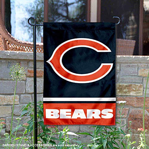 WinCraft Chicago Bears C Logo Double Sided Garden Flag - 757 Sports Collectibles