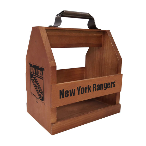 New York Rangers Wood BBQ Caddy