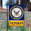 WinCraft US Navy Veteran Garden Flag - 757 Sports Collectibles