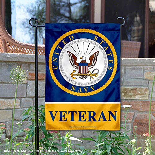 WinCraft US Navy Veteran Garden Flag - 757 Sports Collectibles