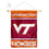 Virginia Tech Hokies Window Wall Banner Hanging Flag with Suction Cup - 757 Sports Collectibles