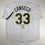 Autographed/Signed Jose Canseco Oakland White Baseball Jersey JSA COA - 757 Sports Collectibles