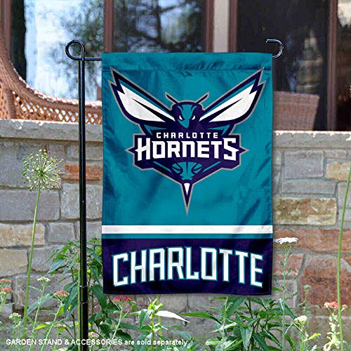 WinCraft Charlotte Hornets Double Sided Garden Flag - 757 Sports Collectibles