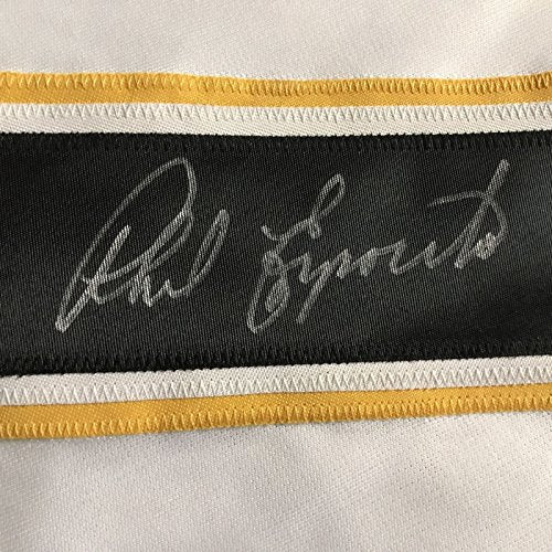 Framed Autographed/Signed Phil Esposito 33x42 Boston White Hockey Jersey JSA COA - 757 Sports Collectibles