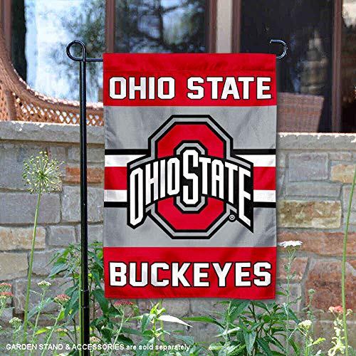 College Flags & Banners Co. Ohio State Buckeyes Garden Flag - 757 Sports Collectibles