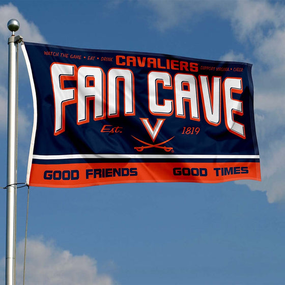 Virginia Cavaliers Fan Man Cave Banner Flag - 757 Sports Collectibles