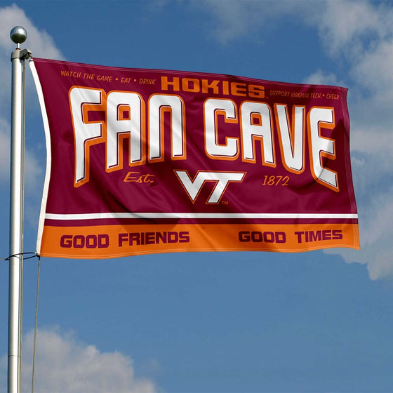 Virginia Tech Hokies Fan Man Cave Banner Flag - 757 Sports Collectibles