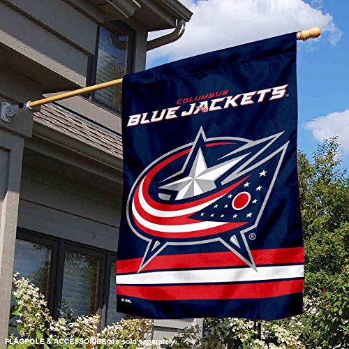 WinCraft Columbus Blue Jackets Two Sided House Flag - 757 Sports Collectibles