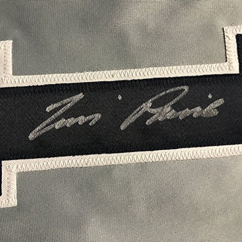 Framed Autographed/Signed Tim Raines 33x42 New York Yankees Grey Baseball Jersey JSA COA - 757 Sports Collectibles