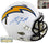 Melvin Gordon Autographed/Signed Los Angeles Chargers Riddell Speed Full Size Authentic NFL Helmet - 757 Sports Collectibles