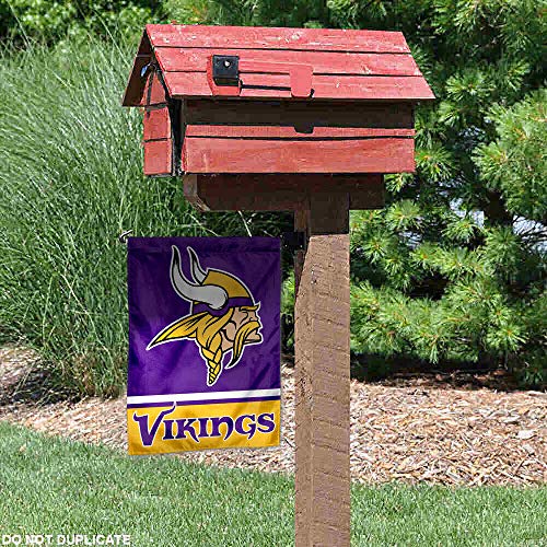 WinCraft Minnesota Vikings Double Sided Garden Flag - 757 Sports Collectibles