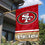 WinCraft San Francisco 49ers Two Sided House Flag - 757 Sports Collectibles