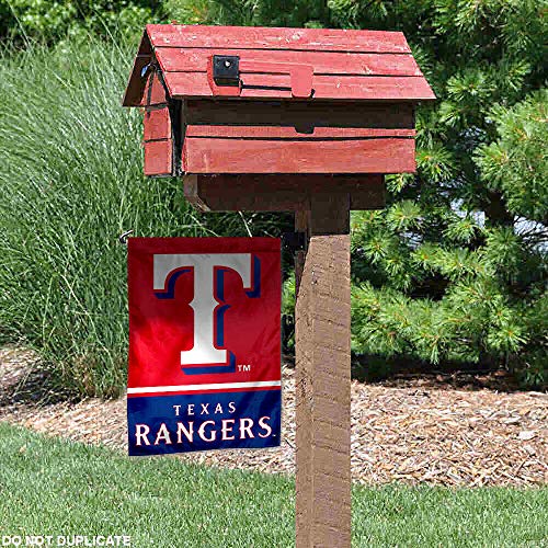 WinCraft Texas Rangers Double Sided Garden Flag - 757 Sports Collectibles