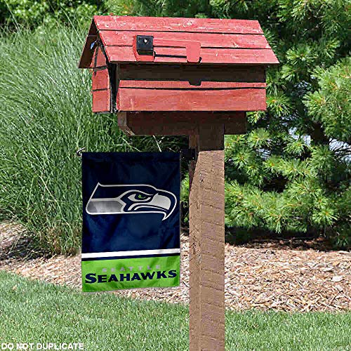 WinCraft Seattle Seahawks Double Sided Garden Flag - 757 Sports Collectibles