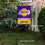 WinCraft Los Angeles Lakers Garden Flag and Pole Stand Holder - 757 Sports Collectibles