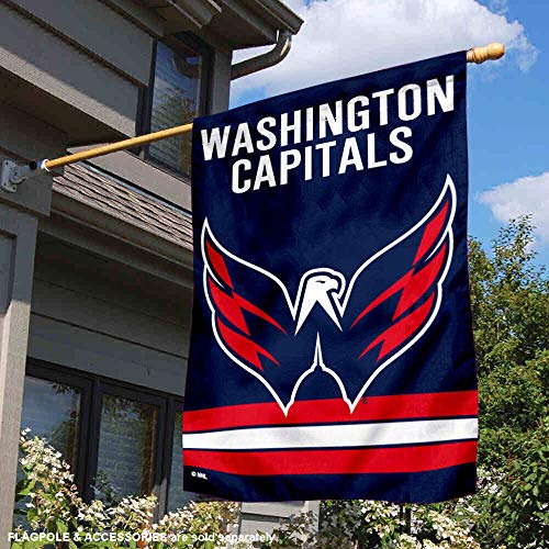 WinCraft Washington Capitals Two Sided House Flag - 757 Sports Collectibles